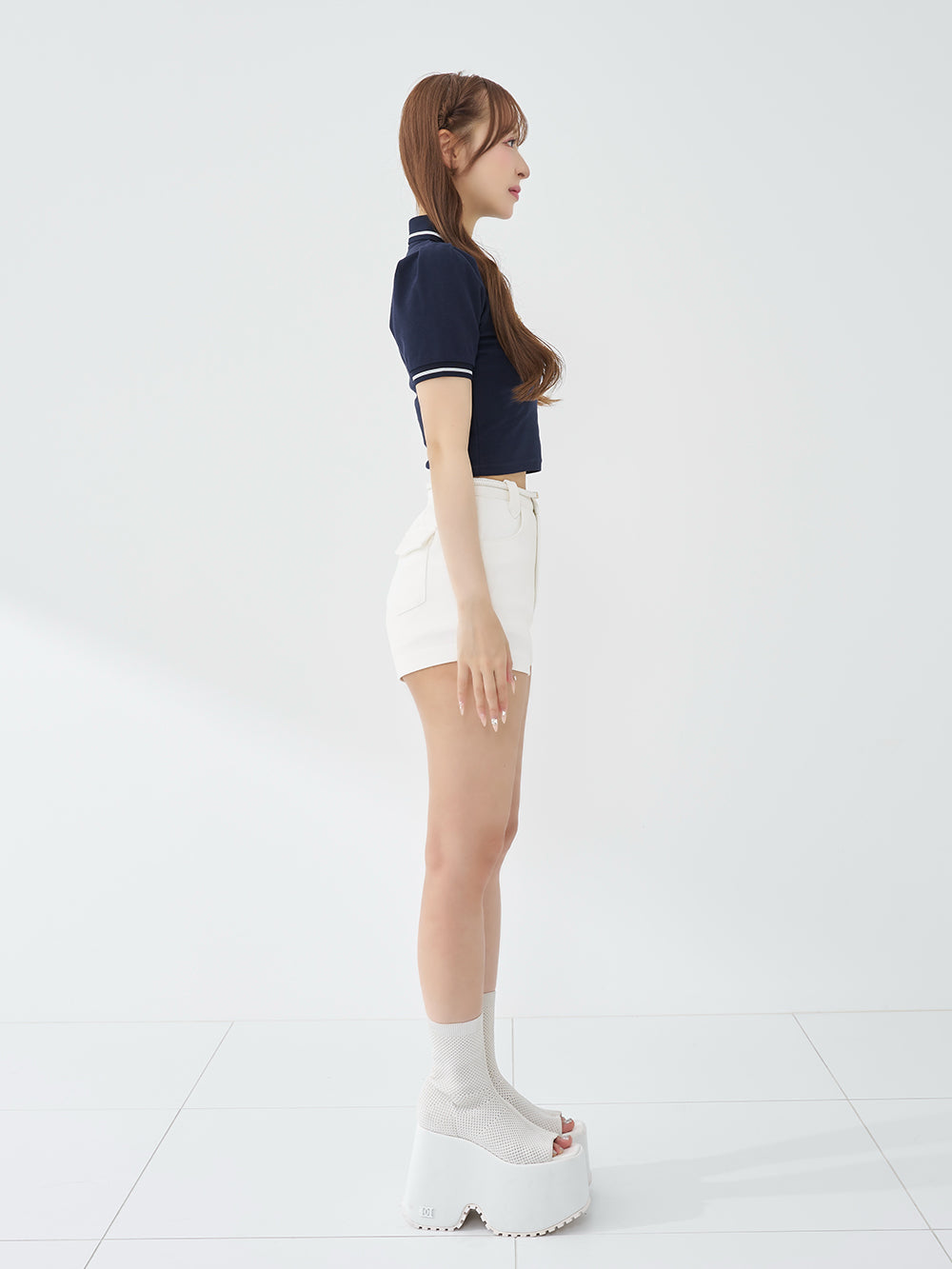 モデル：156cm（着用サイズ：FREE　着用カラー：NVY）