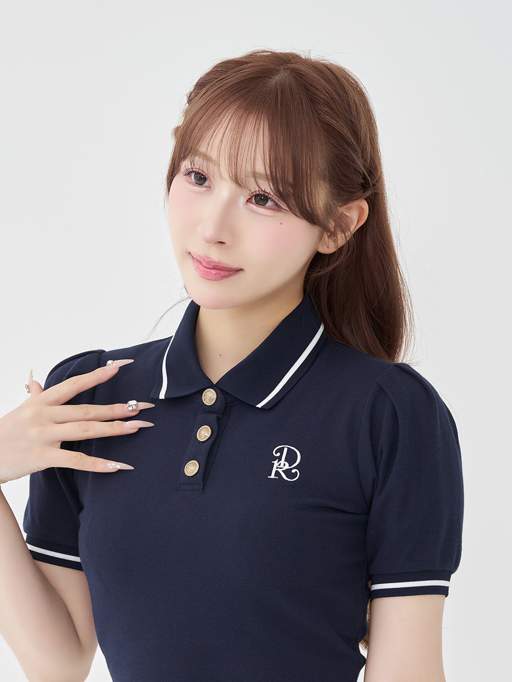 モデル：156cm（着用サイズ：FREE　着用カラー：NVY）