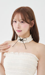 モデル：156cm（着用サイズ：FREE　着用カラー：IVO）