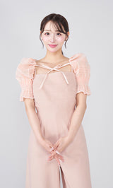 モデル：156cm（着用サイズ：FREE　着用カラー：P-BEG）