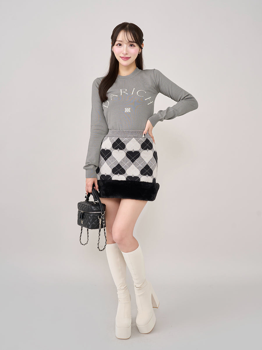 モデル：156cm（着用サイズ：FREE　着用カラー：GRY）