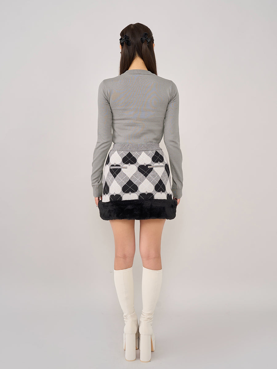 モデル：156cm（着用サイズ：FREE　着用カラー：GRY）