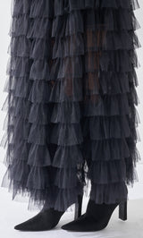 モデル：156cm（着用サイズ：FREE　着用カラー：BLK）