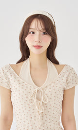 モデル：156cm（着用サイズ：FREE　着用カラー：IVO）
