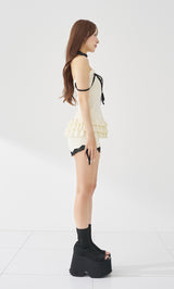 モデル：156cm（着用サイズ：FREE　着用カラー：IVO）