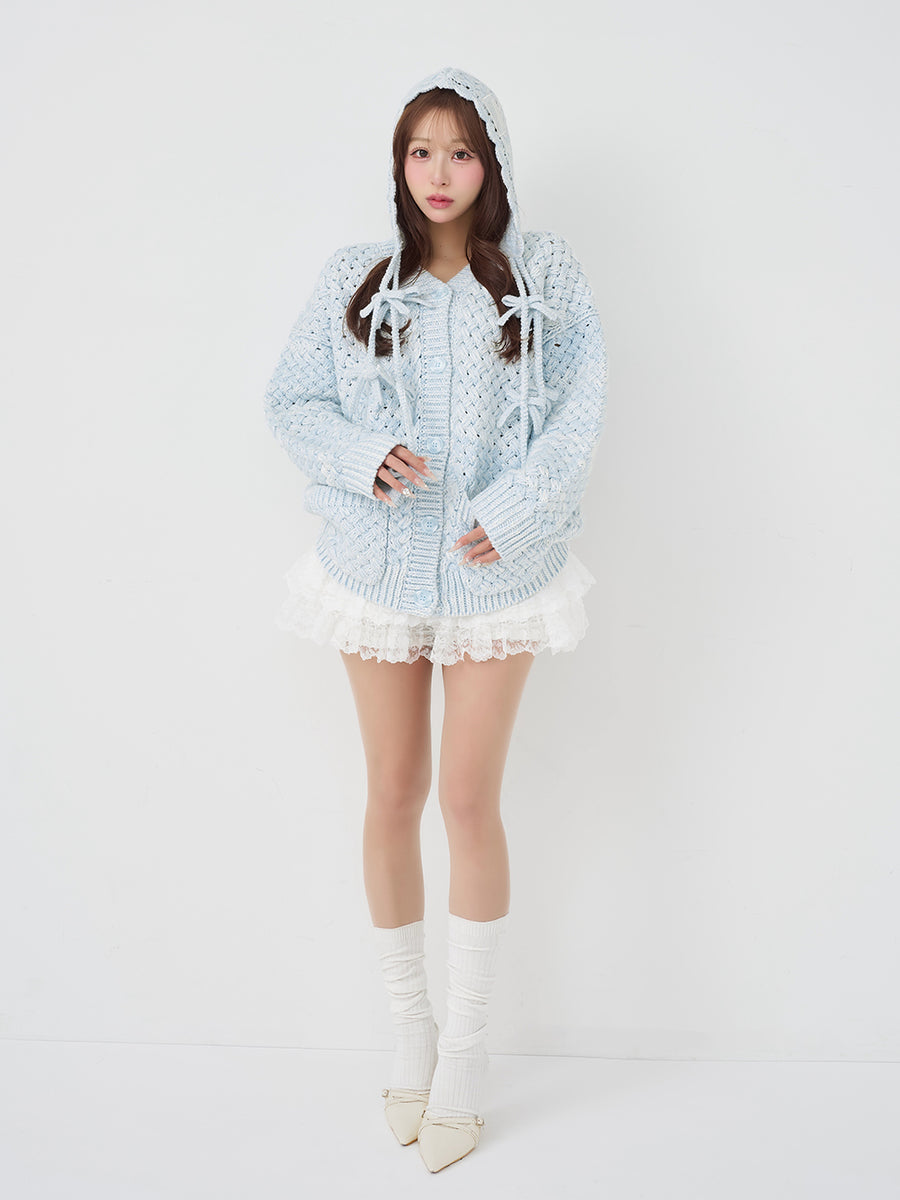 モデル：156cm（着用サイズ：FREE　着用カラー：SAX）