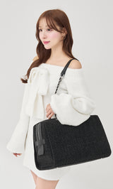 サイズ：FREE　カラー：BLK