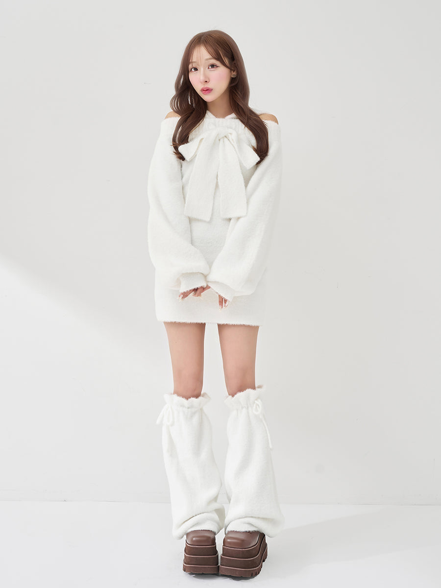 モデル：156cm（着用サイズ：FREE　着用カラー：WHT）