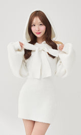 モデル：156cm（着用サイズ：FREE　着用カラー：WHT）