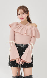 モデル：156cm（着用サイズ：FREE　着用カラー：PNK）