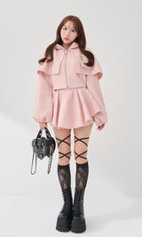 モデル：156cm（着用サイズ：FREE　着用カラー：PNK）