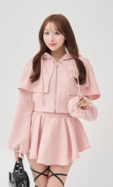 モデル：156cm（着用サイズ：FREE　着用カラー：PNK）