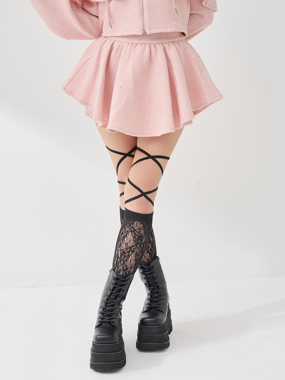 モデル：156cm（着用サイズ：FREE　着用カラー：PNK）