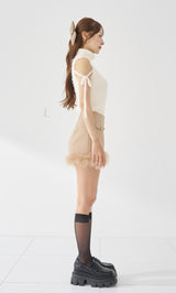 モデル：156cm（着用サイズ：S　着用カラー：BEG）