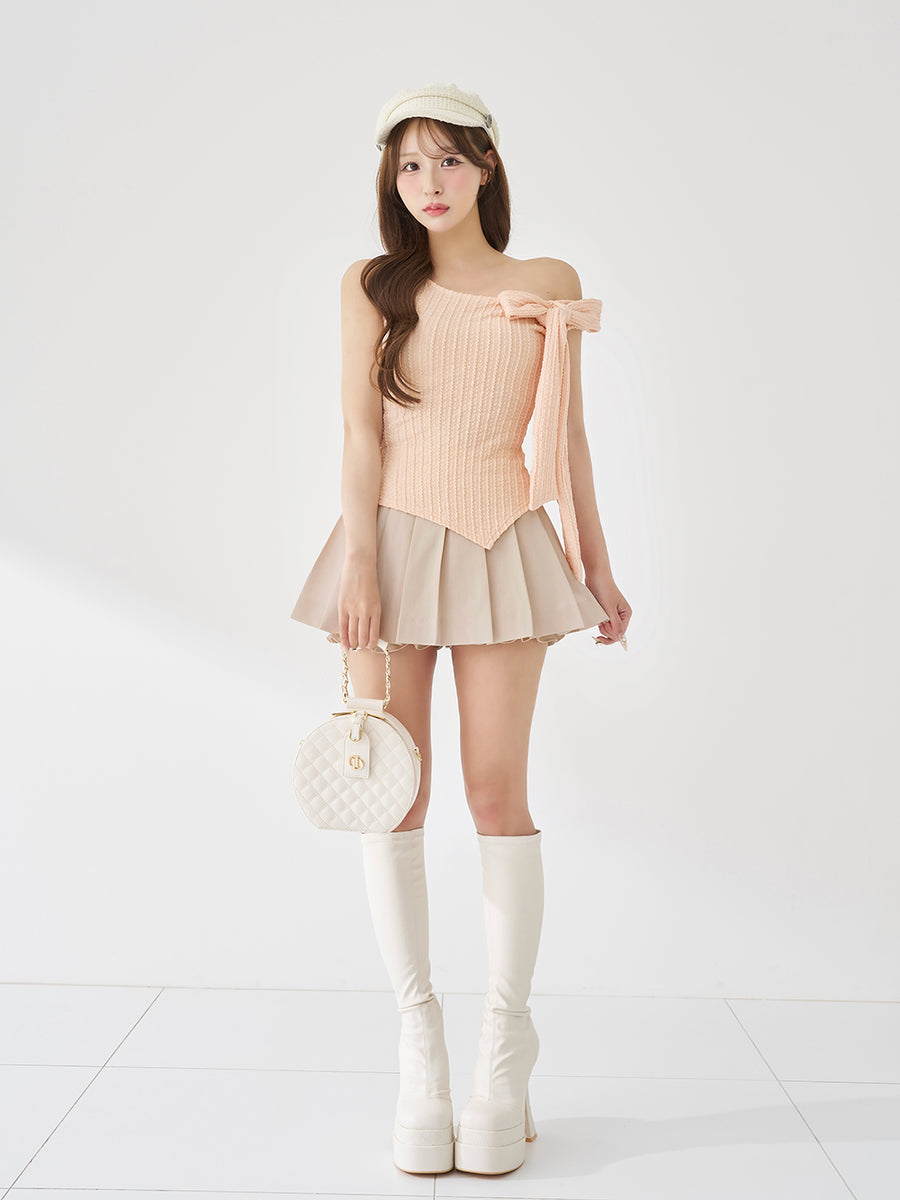 モデル：156cm（着用サイズ：FREE　着用カラー：P-BEG）