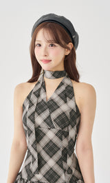 モデル：156cm（着用サイズ：FREE　着用カラー：BLK）