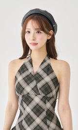 モデル：156cm（着用サイズ：FREE　着用カラー：BLK）