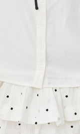 モデル：156cm（着用サイズ：FREE　着用カラー：WHT）