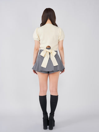 モデル：156cm（着用サイズ：FREE　着用カラー：IVO）