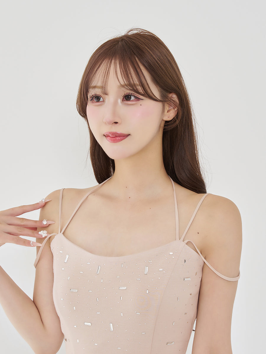 モデル：156cm（着用サイズ：FREE　着用カラー：P-BEG）