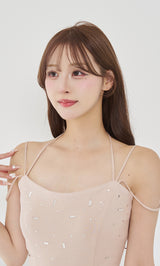 モデル：156cm（着用サイズ：FREE　着用カラー：P-BEG）