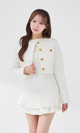 モデル：156cm（着用サイズ：FREE　着用カラー：WHT）