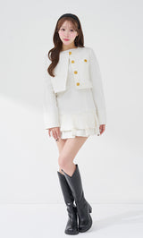 モデル：156cm（着用サイズ：FREE　着用カラー：WHT）