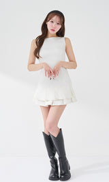 モデル：156cm（着用サイズ：FREE　着用カラー：WHT）