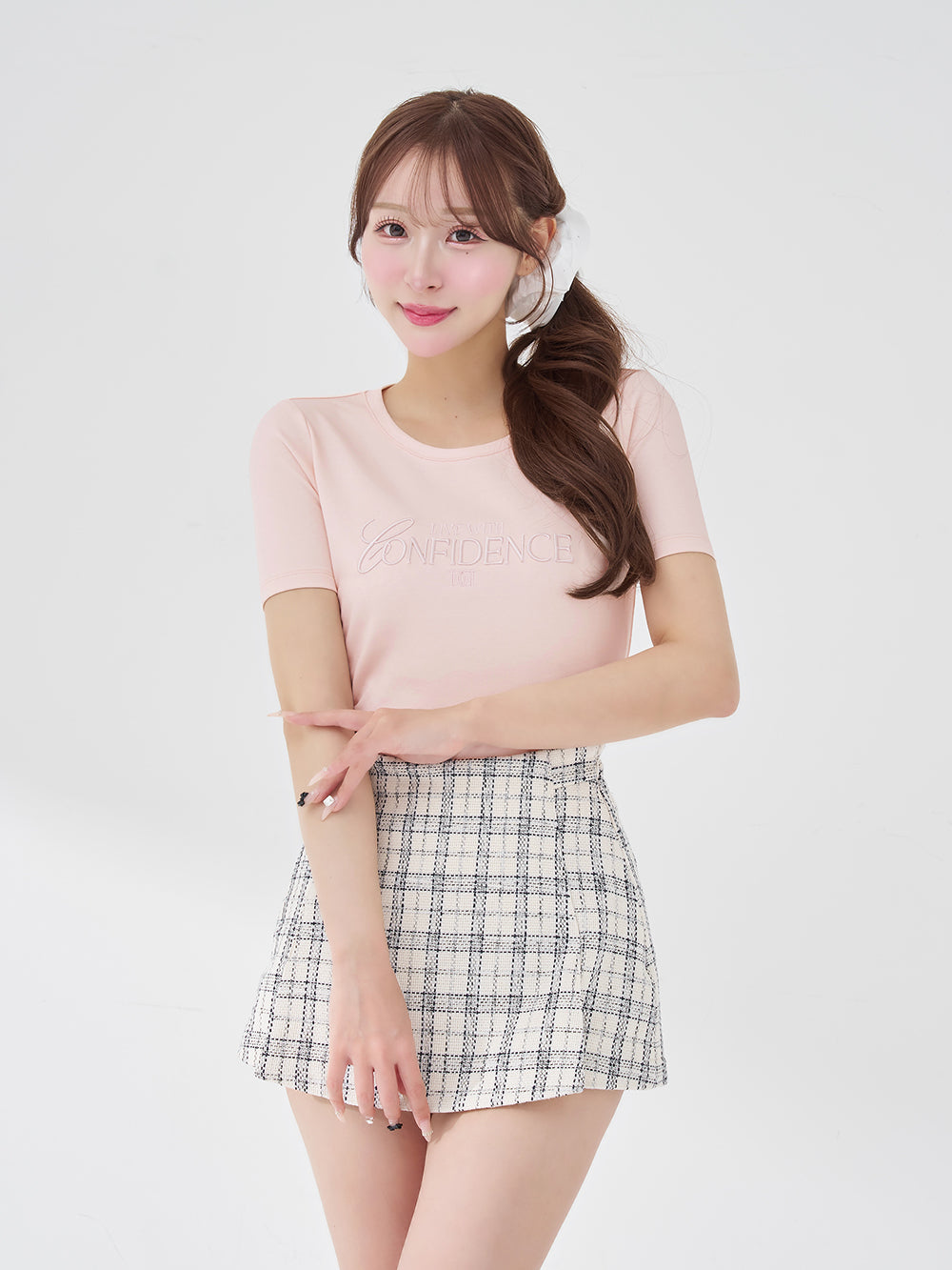 LIVE WITH CONFIDENCE Tシャツ - pnk