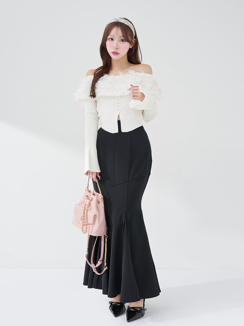 美シルエットマーメイドスカート