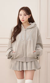モデル：156cm（着用サイズ：FREE　着用カラー：GRY）