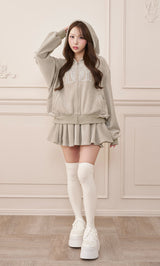 モデル：156cm（着用サイズ：FREE　着用カラー：GRY）