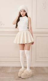 モデル：156cm（着用サイズ：FREE　着用カラー：WHT）