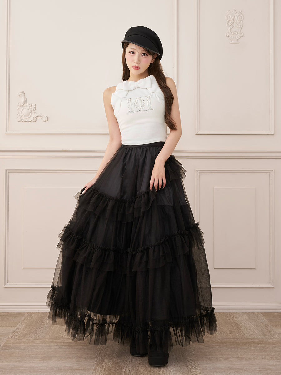 モデル：156cm（着用サイズ：FREE　着用カラー：WHT）