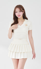 モデル：156cm（着用サイズ：FREE　着用カラー：WHT）
