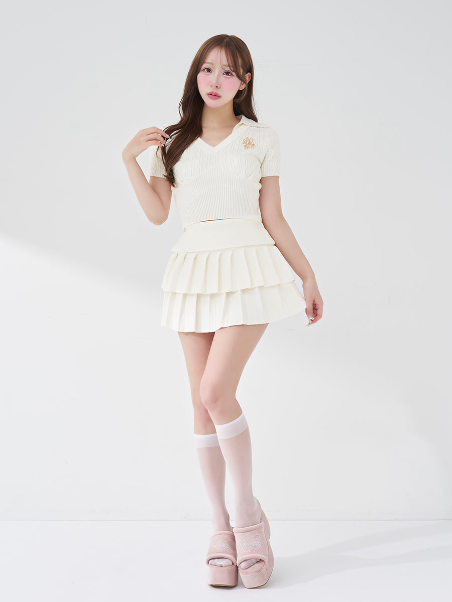 モデル：156cm（着用サイズ：FREE　着用カラー：WHT）