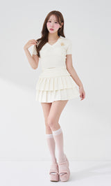 モデル：156cm（着用サイズ：FREE　着用カラー：WHT）