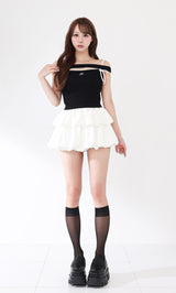 モデル：156cm（着用サイズ：FREE　着用カラー：WHT）
