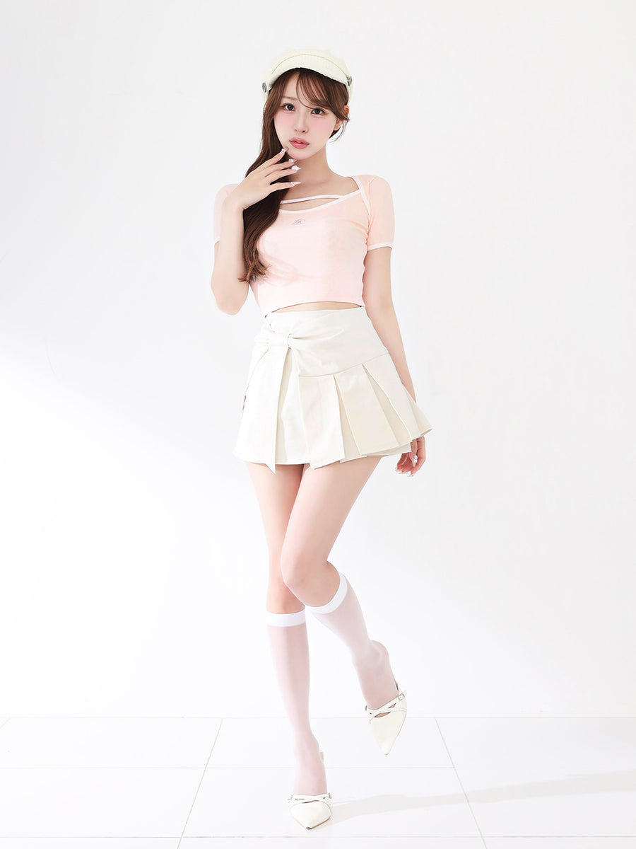 モデル：156cm（着用サイズ：FREE　着用カラー：PNK）