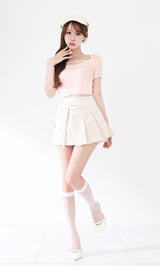 モデル：156cm（着用サイズ：S　着用カラー：IVO）
