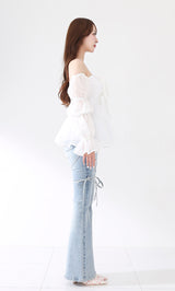 モデル：156cm（着用サイズ：FREE　着用カラー：WHT）
