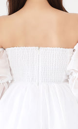 モデル：156cm（着用サイズ：FREE　着用カラー：WHT）