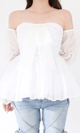 モデル：156cm（着用サイズ：FREE　着用カラー：WHT）