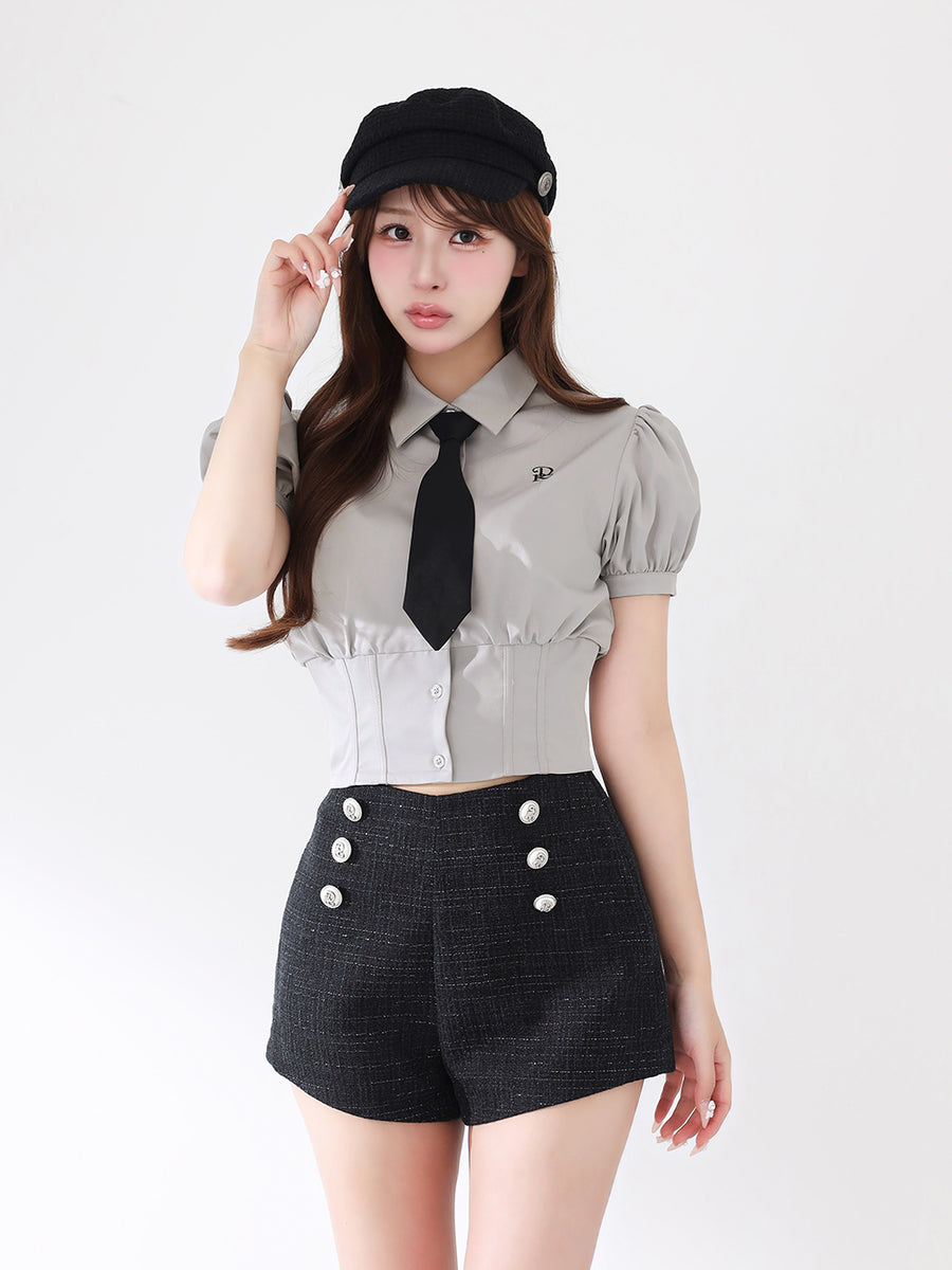 モデル：156cm（着用サイズ：FREE　着用カラー：GRY）