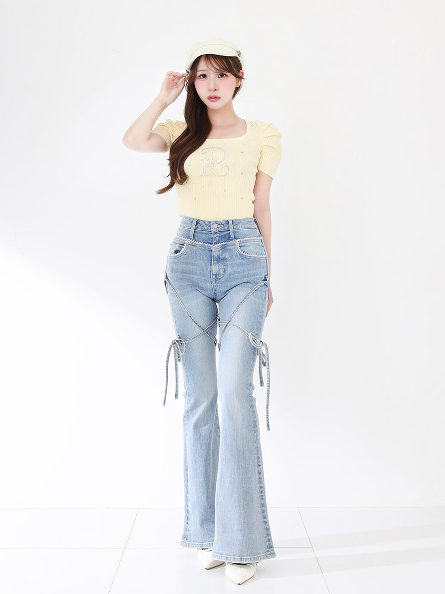 モデル：156cm（着用サイズ：FREE　着用カラー：YEL）