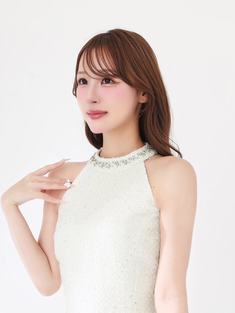 モデル：156cm（着用サイズ：FREE　着用カラー：WHT）