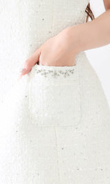 モデル：156cm（着用サイズ：FREE　着用カラー：WHT）