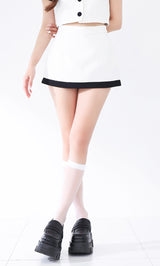 モデル：156cm（着用サイズ：S　着用カラー：WHT）
