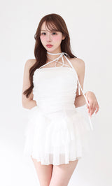 モデル：156cm（着用サイズ：FREE　着用カラー：WHT）