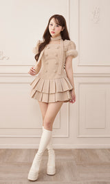 モデル：156cm（着用サイズ：FREE　着用カラー：BEG）